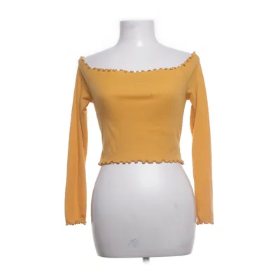 Crop top (Geel) van PrettyLittleThing Polyester, Elastaan