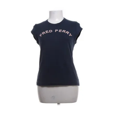 Top (Blauw) van Fred Perry Katoen