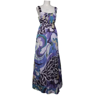 Maxi jurk (Lila, Blauw, Wit, Groen) van Jones Katoen, Zijde, Viscose