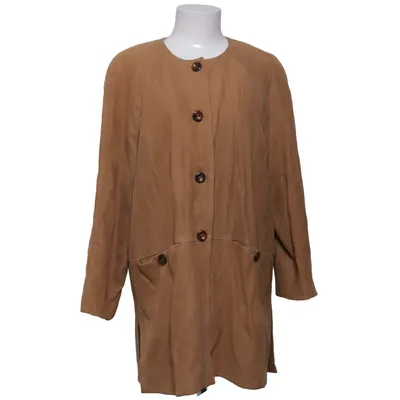 Coat (Brown) from Le Million Linen, Viscose