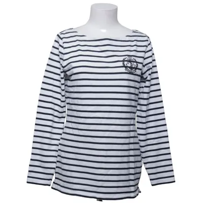 T-shirt à manches longues (Blanc, Bleu) de Henri Lloyd Coton