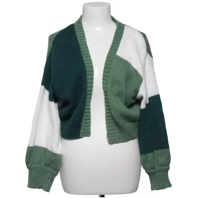 Cardigan (Vert, Blanc) de Shein Polyester