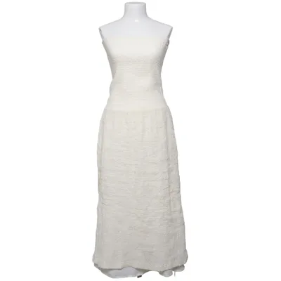 Maxi dress (White) from Zara Cotton, Elastane