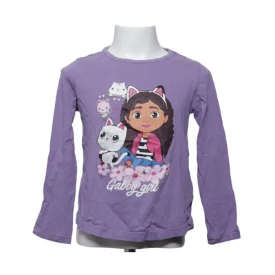 Langærmet t-shirt (Lilla, Flerfarvet) fra Dreamworks Bomuld