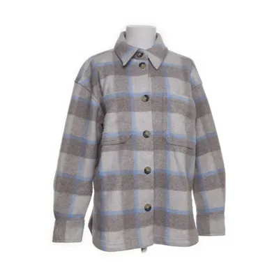 Overshirt (Gray, White, Blue) from Women Essentials by Tchibo Polyester, Viscose
