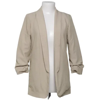 Blazer (Beige) de Pieces Élasthane, Polyester, Viscose