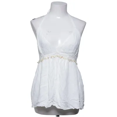 Neckholder Top (Weiß) von Hollister Elasthan, Polyester, Viskose