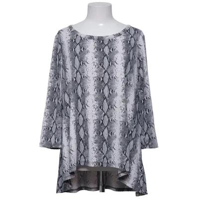 Blouse (Gray, White) from Coin 1804 Elastane, Polyester
