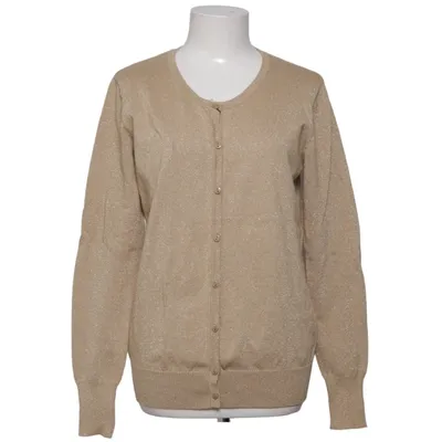 Cardigan (Beige) from MyWear Cotton, Metallic fiber, Polyamide