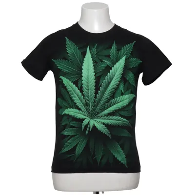 T-shirt (Svart, Grön) från Rock Eagle Bomull