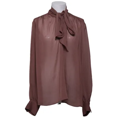 Pussy bow blouse (Brown) from H&M Polyester