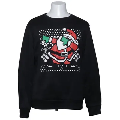 Julesweater (Sort, Flerfarvet) fra Hequ Elastan, Polyester