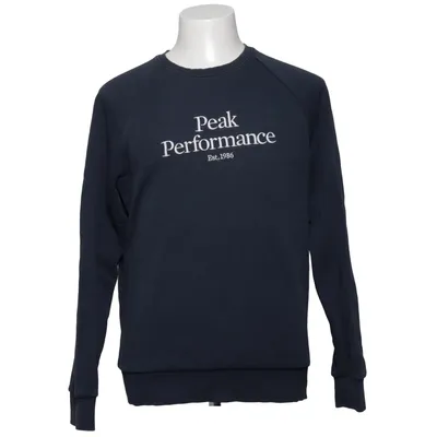 Sweatshirt (Blauw) van Peak Performance Katoen, Polyester