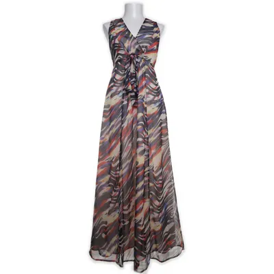 Maxikjole (Sort, Flerfarvet) fra F&F Polyester