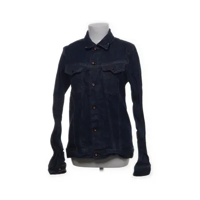Veste en jean (Bleu) de Denham Coton, Élasthane, Cuir