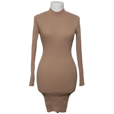 Jurk met col (Beige) van Studio F Polyamide, Viscose