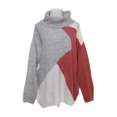 Polotröja (Grå, Vit, Röd) från Laura Torelli Akryl, Polyester
