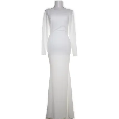 Aftonklänning (Vit) från Club London Elastan, Polyester