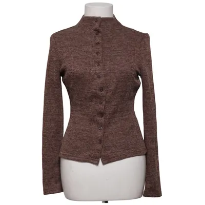 Cardigan (Brown) from Shein Elastane, Polyester, Viscose