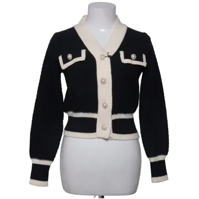 Cardigan (Zwart, Wit) van Dazy Acryl, Polyamide, Polyester