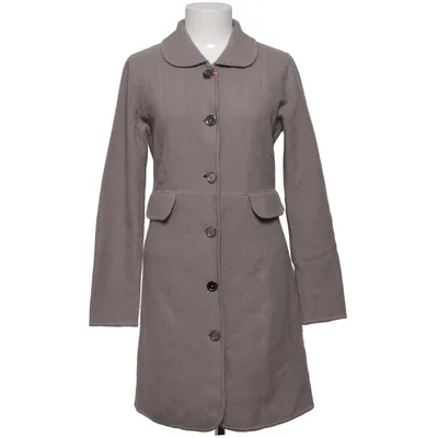 Frakke (Beige) fra Different Fashion Polyester, Uld