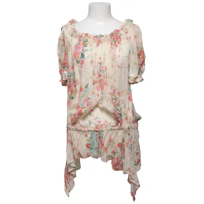 Topp (Beige, Flerfärgad) från Zara Woman Silke