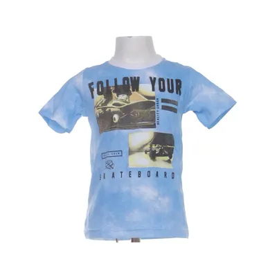 T-shirt (Blauw) van Idexe Katoen