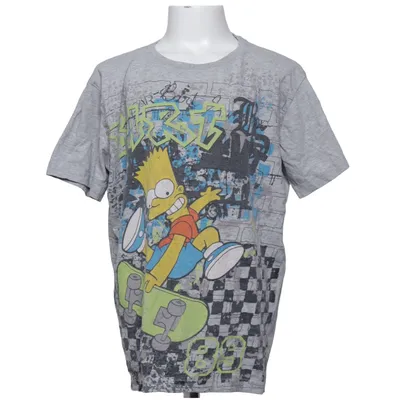 T-shirt (Grijs, Meerkleurig) van The Simpsons Katoen, Polyester
