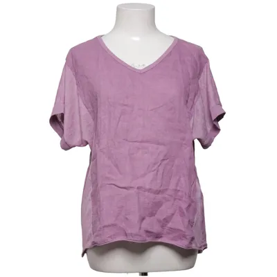 T-shirt (Lilla) fra Multiblu Bomuld, Linned, Polyamid, Viscose
