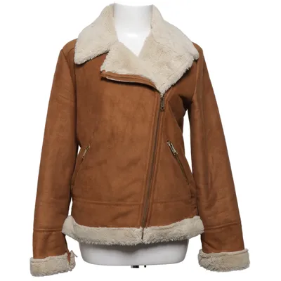 Shearlingjakke (Brun, Hvid) fra Hollister Polyester