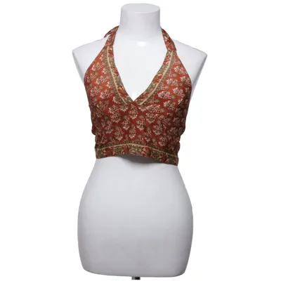 Halter neck top (Red, Multicolored) from Tree of Life