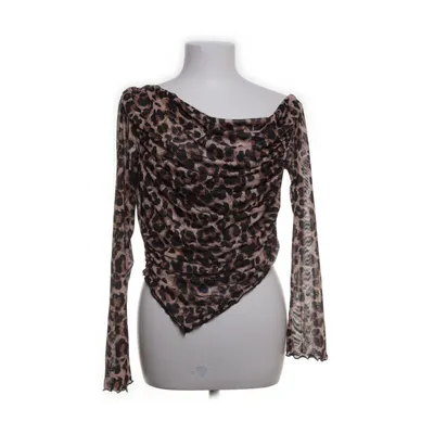 Topp (Beige, Svart) från Shein Curve Polyester, Elastan