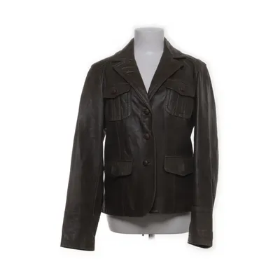 Läderkavaj (Grön) från Oui Set Acetat