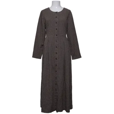 Robe chemise (Marron, Noir) de Twik Polyester, Viscose