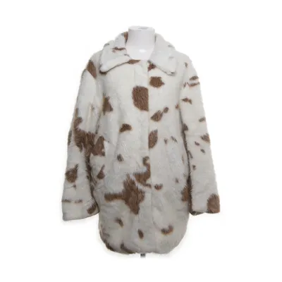 Vinterjacka (Vit, Brun) från H&M Trend Akryl, Bomull, Pälsimitation, Polyester, Viskos