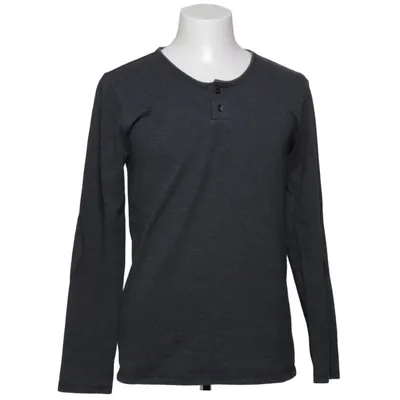 Henley shirt (Gray) from Trigema