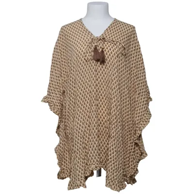 Poncho (Beige, Brown) from Ornament