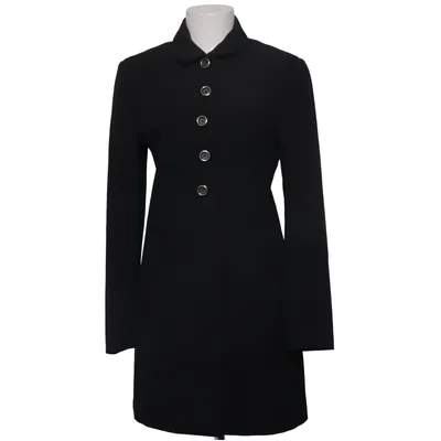 Manteau (Noir) de Missing Link Lyocell, Polyamide, Polyester, Laine
