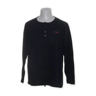 Henley shirt (HRM4238) van Harvey Miller Katoen