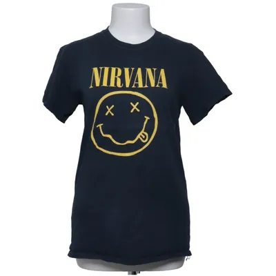 T-shirt (Zwart, Geel) van Nirvana