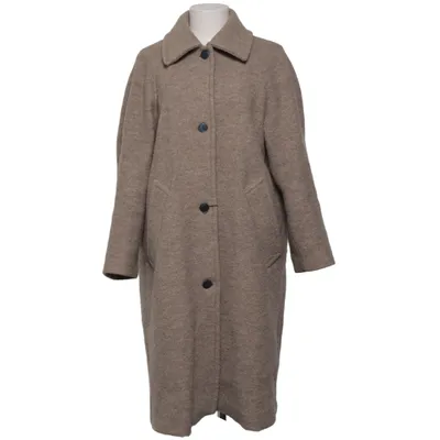 Coat (Beige) from Arket Viscose, Wool