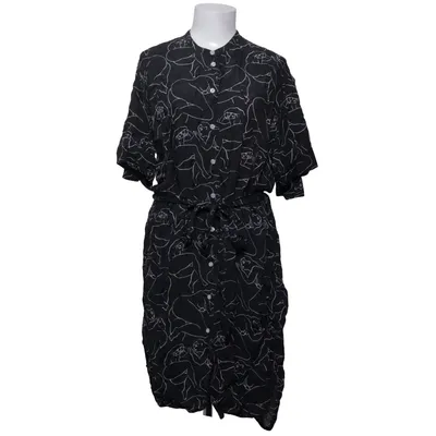 Blousejurk (Zwart, Wit) van By Malene Birger Cupro, Viscose