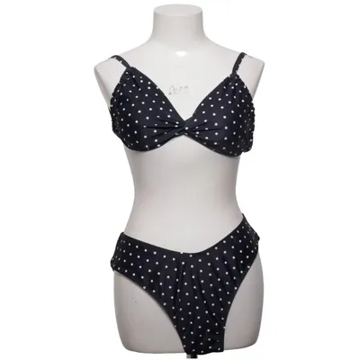 Bikini (Svart, Vit) Elastan, Polyester
