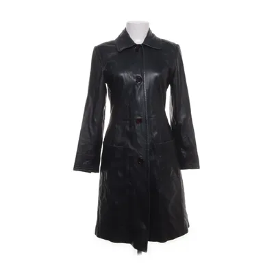 Veste longue en cuir (Noir) de Ril's