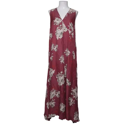 Maxi jurk (Rood, Beige) van Antonelli Zijde, Viscose