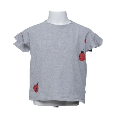 T-shirt (Gray, Red) from Minimarket Elastane, Organic cotton, Viscose