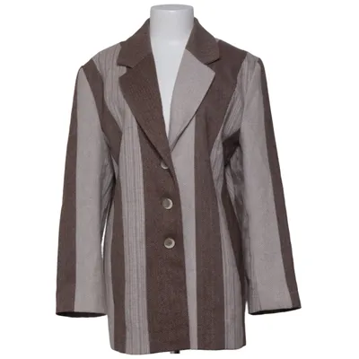 Kavaj (Brun, Beige) från P.S. Company Polyester, Ull