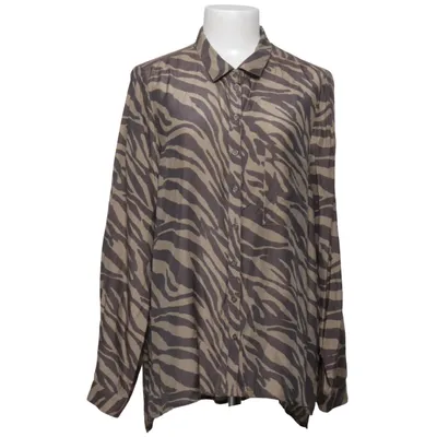 Blouse (Brown, Beige) from Twist & Tango Modal, Silk
