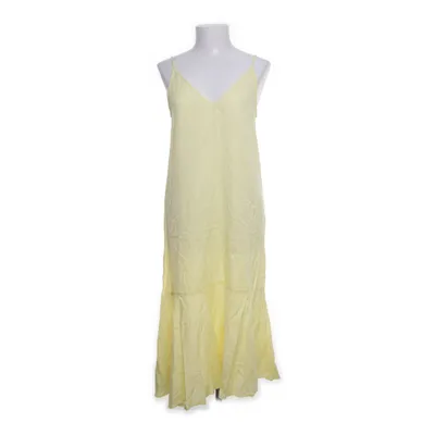 Långklänning (Gul) från Mango Basics Bomull, Linne