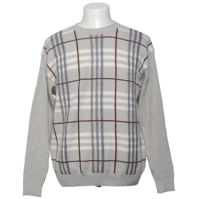 Sweater (Gray, White, Multicolored) from Engbers Acrylic, Polyamide, Wool